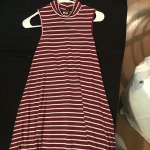 Cute little red n white stripped dress